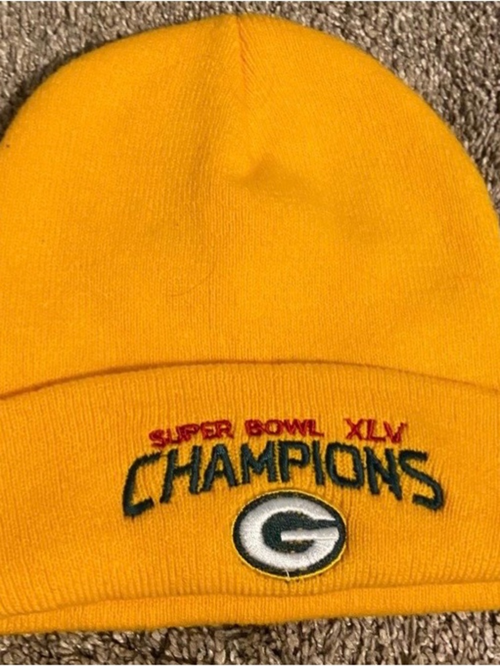 Green Bay Packers Super Bowl XLV Champions Youth Winter Hat Beanie